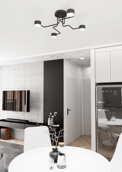 Lampa wisząca Emibig KURAGE 4 BL 1442/4