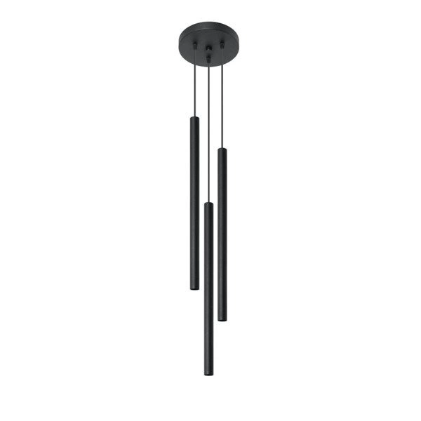 Lampa Wisząca PASTELO 3P Czarna Stal, SL.0471