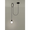 Lampa wisząca EDISON 1 SL.0369 czarna 1xE27