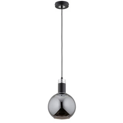 Lampa wisząca ALFA ADEL CZARNA 1xE27 20cm | 61272