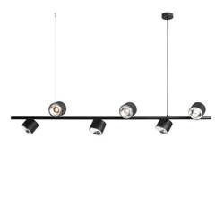 Aldex Lampa wisząca BOT 6, 1047K, czarna, 6x35W GU0