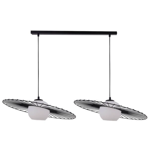 Nowoczesna lampa wisząca szklane kule SOL 2 czarny 32040