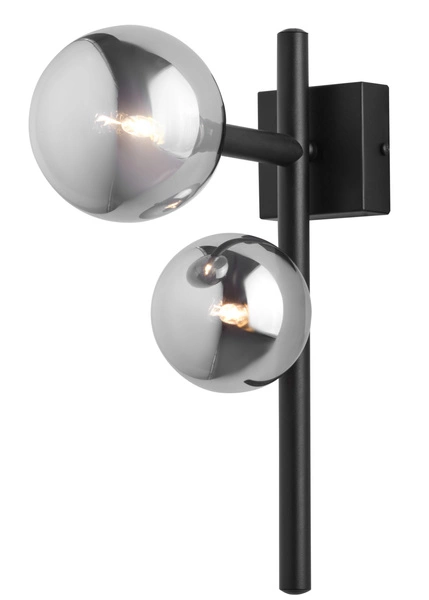 Nowoczesny Kinkiet NEPTUN wys. 36cm 2xG9 14W IP20 | Czarny