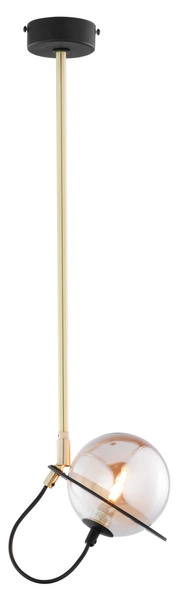 Nowoczesna Lampa wisząca PLANET wys. 65cm 1xG9 14W IP20 | Złoty