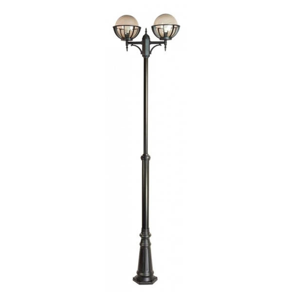 Lampa masztowa KULE Z KOSZYKIEM 250 OGMWN 2 KPO 250 latarnia | czarna