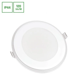 FIALE 3 STEPS  5,5W NW 230V 120st IP44 FI83x40mm BIAŁY okrągła  aureola A &