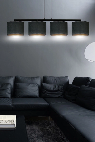 Lampa wisząca Emibig HILDE 4 BL Czarny 1054/4