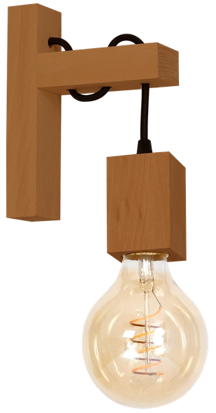 Kinkiet JACK, MLP4356, dąb, 1x60W E27