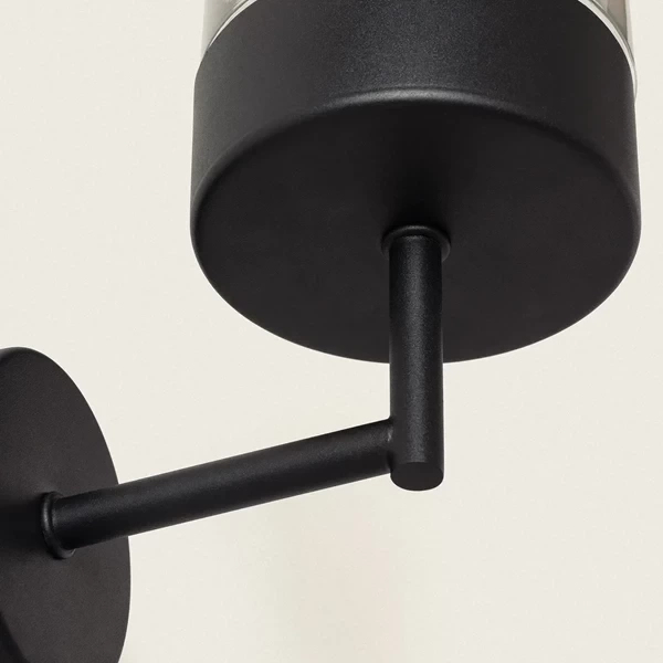 Kinkiet zewnętrzny Czarny Kalasyczny IP44 Abruzzo Luca E27 30cm