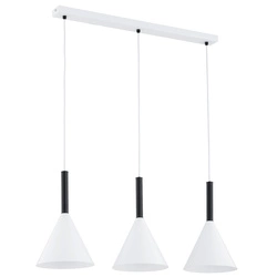 Wisząca lampa ALFA PERO BIAŁA 3xE14 73cm | 62553
