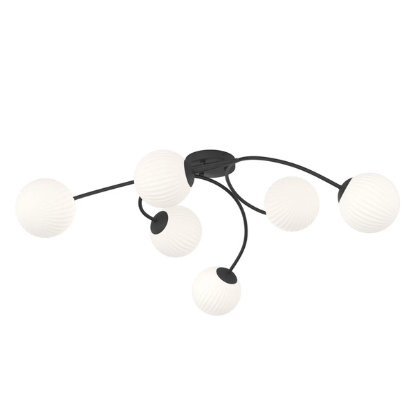 Lampa sufitowa Emibig VIBRA 6 BL OPAL 1398/6