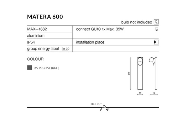 Azzardo MATERA 600 2185