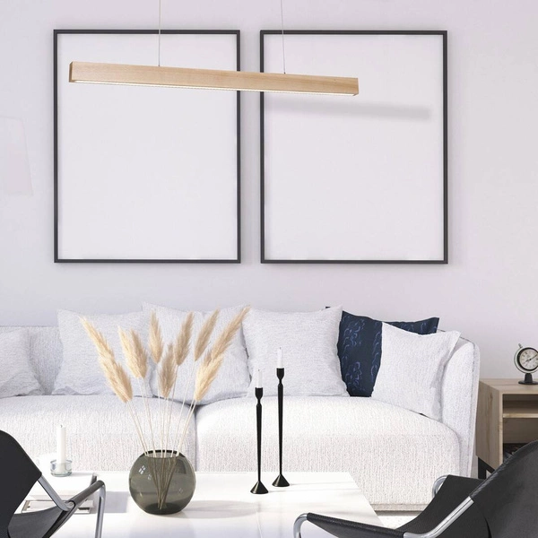 Lampa wisząca TIMBER, naturalne drewno, 18W LED, barwa ciepła 3000K, MLP568