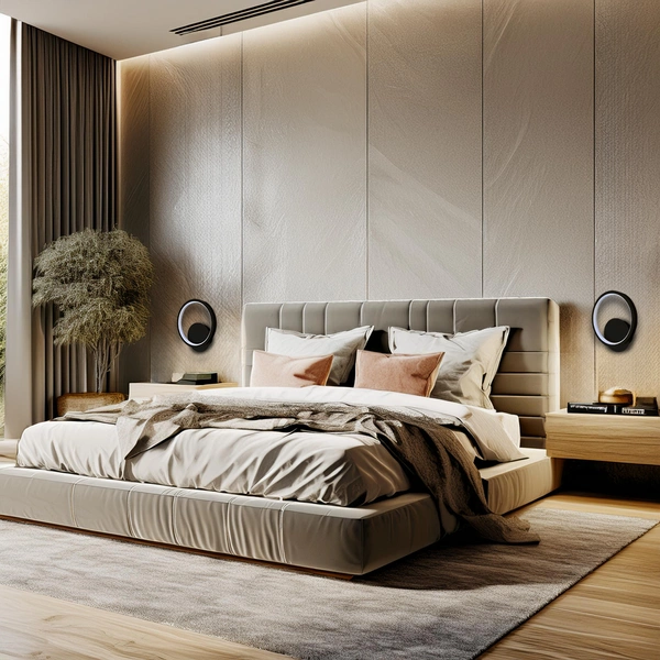 Kinkiet HOOP BLACK 7W LED