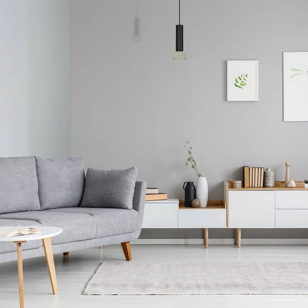 Lampa wisząca DANTE, MLP7248, czarny/złoty, 1x8W LED GU10