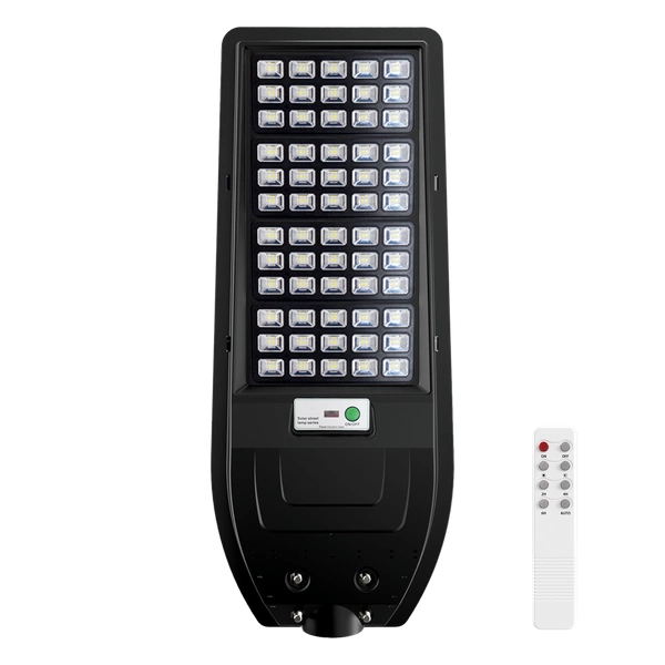 Latarnia solarna Via, czarna, 150W LED, barwa zimna 6000K, 1800lm, EKO9095