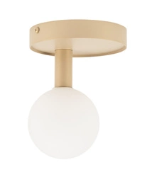 Lampa Sigma Perla 1 plafon złoty beż 33602