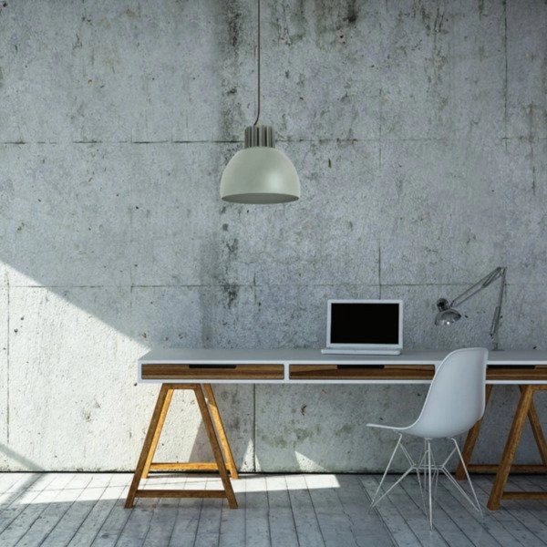 Lampa wisząca industrialna CAMPANA 16W neutralna 4000K srebrny śr. 28cm kąt 50st