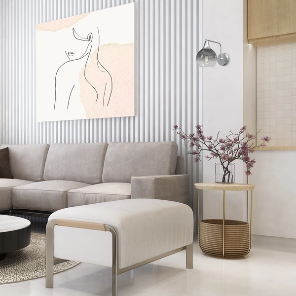 Kinkiet MONTE, MLP8319, srebrny, 1x60W E27