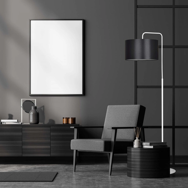 Lampa podłogowa Emibig TRAPO LP1 WH Czarny 571/1