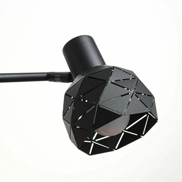 Nowoczesny spot sufitowy czarny REUS 3 pkt.