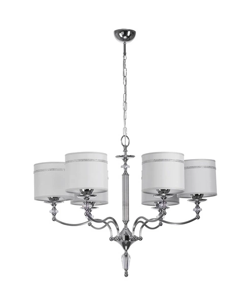 Klasyczny Żyrandol HILTON wys. 100cm 6xE27 15W IP20 | Chrom