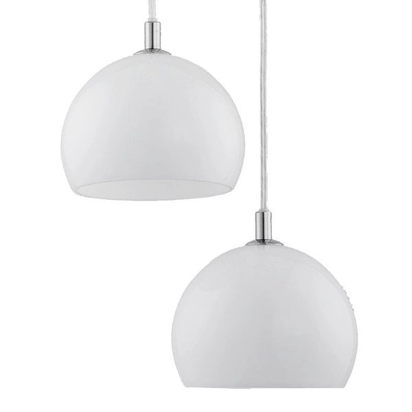 Lampa wisząca zwis WATERFALL biała śr. 28cm