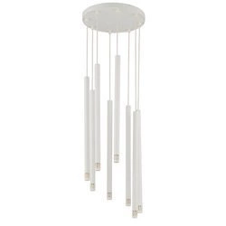Nowoczesna lampa wisząca SOPEL LASER 8 biały 33232