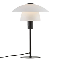Lampa stołowa VERONA E27 15W Szkło | Czarny