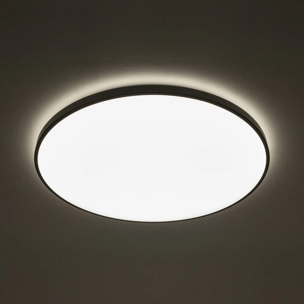 Plafon AGNES ROUND LED PRO 64cm 64W barwa ciepła 3000K | czarny 10975