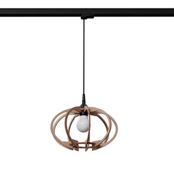 Lampa wisząca MANDELINO naturalne drewno E27 3000K 7,5W 620lm #B