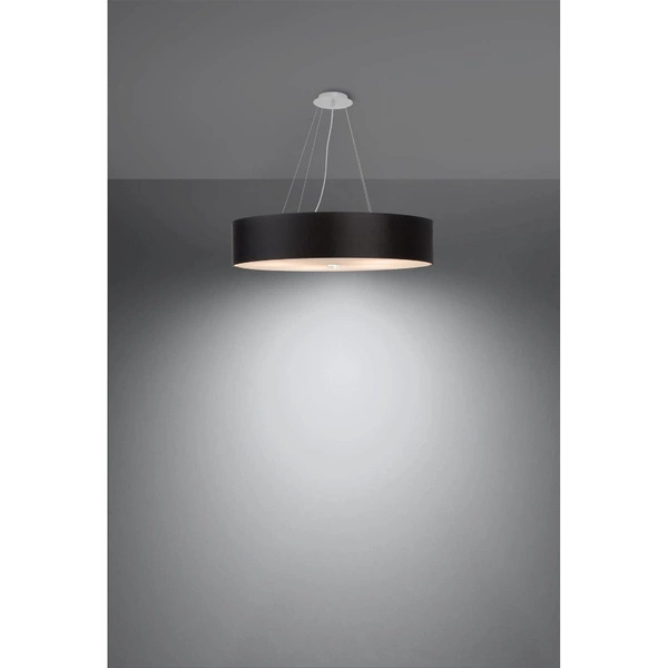 Lampa wisząca SKALA SL.0800, 60 cm, czarna, 5x60W E27