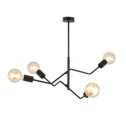 Lampa sufitowa Emibig FRIX 4 Czarny 1126/4