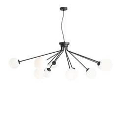 Aldex Lampa wisząca HOLM 10, 1082M1, czarny/biały, 10x40W E14