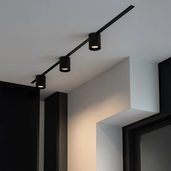 Slim Magnetic Track Czarny Tube 6W LED Tuya CCT