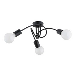 Lampa sufitowa ALFA FARTA CZARNA 3xE27 47cm | 62466