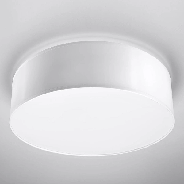 Plafon Arena 35 dwu punktowy stal biały PVC 15W LED, SL.0123