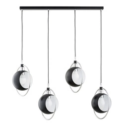 Lampa wisząca ALFA OLIMPIA CZARNA 4xE27 70cm | 63159