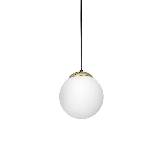 Nowoczesna lampa wisząca SPARTA BLACK / GOLD MLP6495