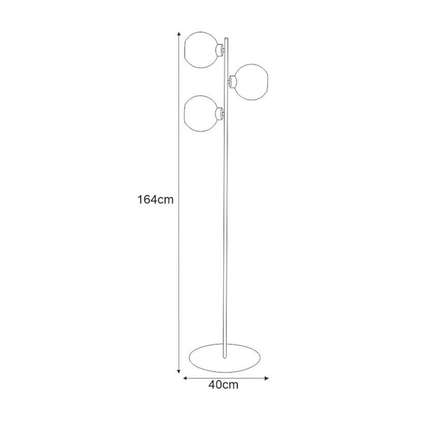 Lampa podłogowa K-4854 z serii ALDAR