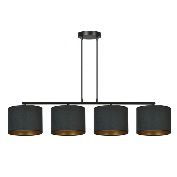 Lampa wisząca Emibig HILDE 4 BL Czarny 1054/4