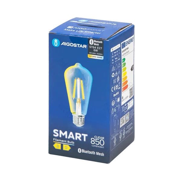 Inteligentna żarówka Bluetooth Mesh 6W ST64 CCT