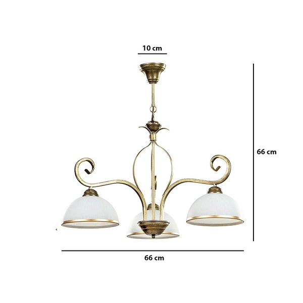 Żyrandol Emibig WIVARA 3 GOLD 149/3