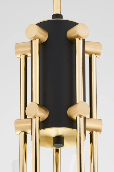 Żyrandol RAMIREZ wys. 64cm 5xE27 15W IP20 | złoty połysk