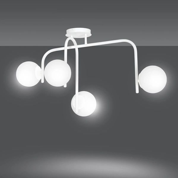 Lampa sufitowa Emibig KALF 4B Biały 1031/4B
