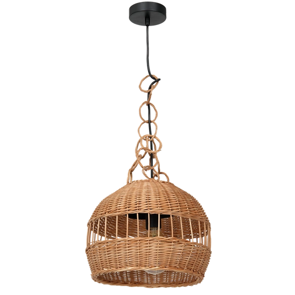 Lampa wisząca VIMINI NATURAL WOOD 1xE27