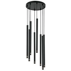 Nowoczesna lampa wisząca SOPEL LASER 8 czarny 33231