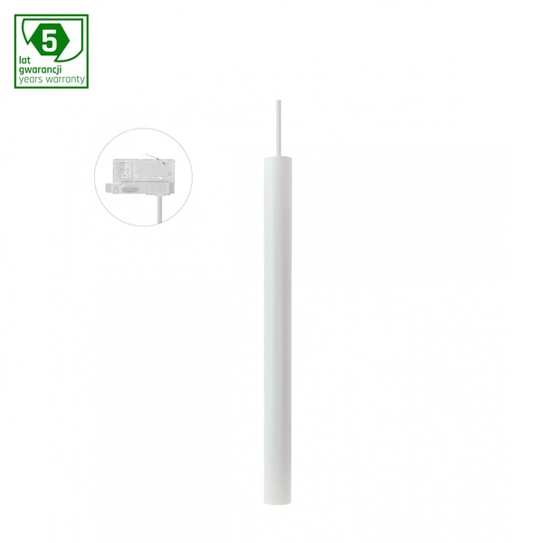 CHLOE SLIM MR11 ZWIESZANA SZYNOPRZEWÓD 3F 250V IP20 40x500+1m kabel BIAŁY regulowany kąt świecenia