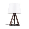 Konan Lampa Stołowa 1xE27 Max,25W Orzech/Czarny/Biały 6511976