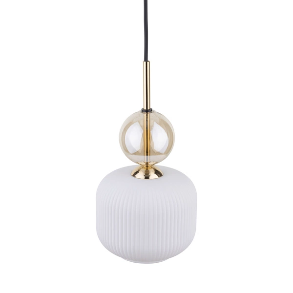 SOPHIA COGNAC WHITE LAMPA WISZACA 1XE14